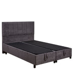 Κρεβάτι με Αποθηκευτικό Χώρο Waverly Bed Set Stripe 90X200 Dark Grey